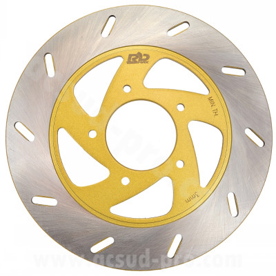 Disque de frein RB MAX Ø220mm pour Scooter GILERA RUNNER 50-125CC / NRG MC3 / APRILIA SR (OEM : 561714 - 853058)