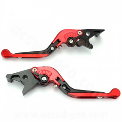 Levier aluminium RB MAX rouge (la paire) pour Honda X-ADV 750