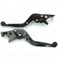 Leviers aluminium RB MAX noirs pour HONDA X-ADV 750 cc (la paire)