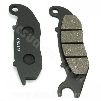 Plaquettes de frein RB MAX OEM 1C000760 Piaggio 50-125 Liberty Iget, Medley 2015>, 125 SR GT Compact 2021> Aprilia