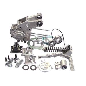 Carter moteur POLINI complet avec support pour moteurs 50cc Peugeot 103