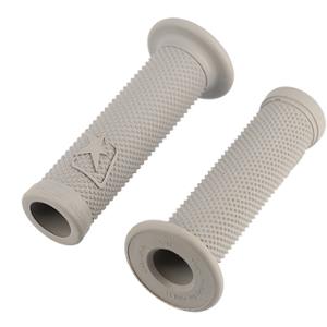 Revêtement Poignée ARIETE Supersoft 125mm gris clair débouché pour embout de guidon