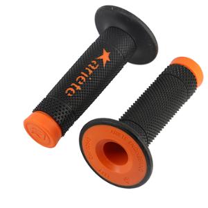 Poignée ARIETE revêtement Vulcan noir/orange 115mm (PR)