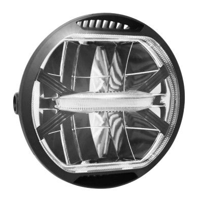 Phare/Optique Moto Koso LED 170 mm profondeur 86 mm homologué CE