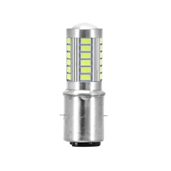 Ampoule/Lampe LED adaptable 12V 12W culot BA20d 5000>6000K éclairage blanc brillant SMD (projecteur)