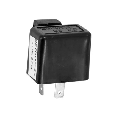 Centrale clignotante adaptable 6V/21W Max 80W 2 fiches/bornes
