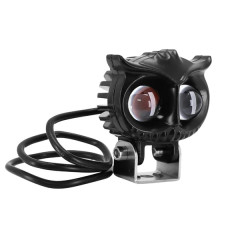 Feu/additionnel adaptable LED orientable double optique 67mm alu noir