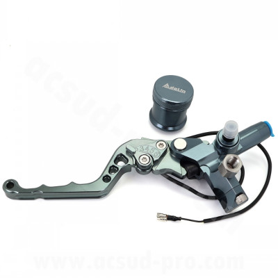 Maître cylindre de frein arrière adaptable CNC complet gauche (Ø12.7mm)