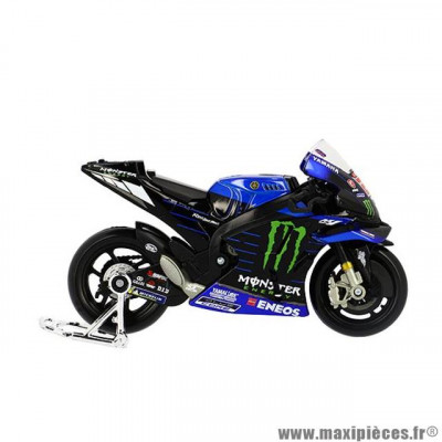 Moto miniature 1/18E adaptable Yamaha YZR-M1 Factory Racing Quartararo 2022