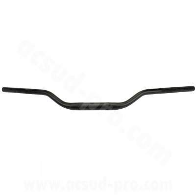 Guidon moto NoEnd Oversize aluminium noir diamètre 28.6