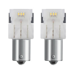 Ampoule à LED OSRAM 12V 1,9W culot BA15s 6000K éclairage blanc froid norme P21W (Blister de 2)