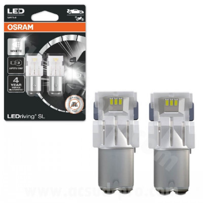 Ampoule OSRAM LEDriving SL P21/5W blanche 6000K (blister de 2 ampoules)