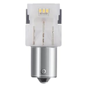 Lampe / Ampoule OSRAM 12V 21W BA15S LED Blanc 6000K Clignotant / Stop (Blister de 2)