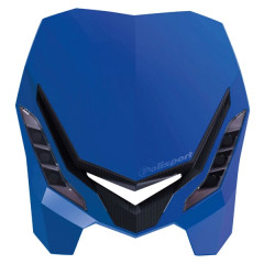 Plaque phare Tête de fourche POLISPORT E-Blaze bleu noir LED