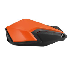 Protège main moto POLISPORT S-Dual orange/noir version fermé fixation universelle incluse