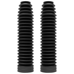 Soufflet de fourche POLISPORT noir diamètre intérieur 32 et 60 mm - longueur 250 mm (paire)