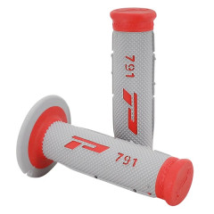 Revêtement Poignée PROGRIP Double Densité Rouge/Gris 115mm