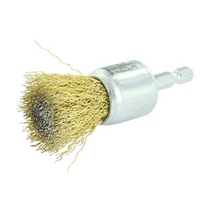 Brosse pinceau TIVOLY fil acier laitonné diamètre 24