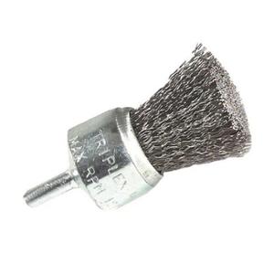 Brosse pinceau TIVOLY fil acier ondulé diamètre 28