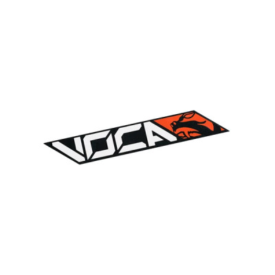 Autocollant/Sticker VOCA RACING 110x40 mm orange
