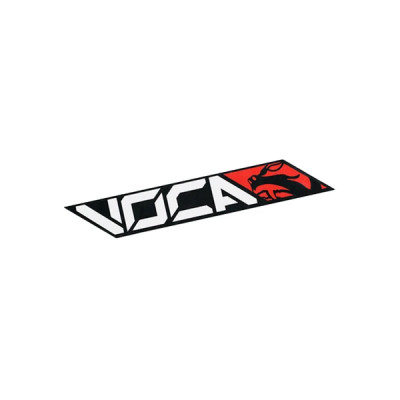 Autocollant/Sticker VOCA RACING 110x40 mm rouge