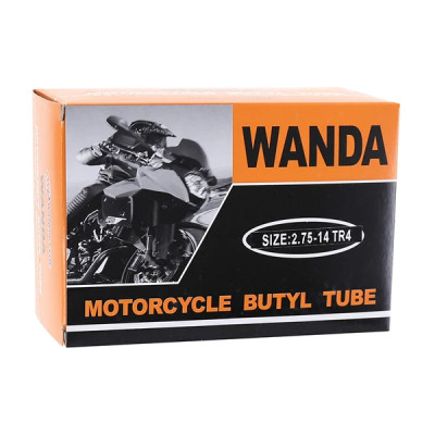 Chambre à air Wanda Tyre 14'' 70/90-14 à 80/90-14, 2.50 à 2.75-14 valve TR4