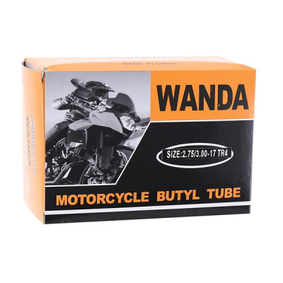 Chambre à air Wanda Tyre 17'' 2.75 à 3.00-17 valve TR4