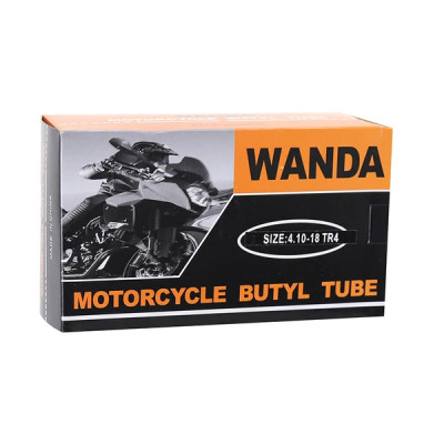 Chambre à air Wanda Tyre 18'' 4.00 - 4.60, 120/80, 140/80, 110/90, 140/90, 130/70 valve TR4