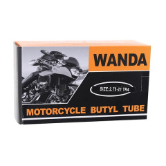 Chambre à air Wanda Tyre 21'' 2.75 à 3.25-21 80/90-21 90/90-21 valve TR4