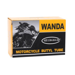 Chambre à air 8'' Wanda Tyre 3.50 à 4.00-8 valve coudée 90 degrés