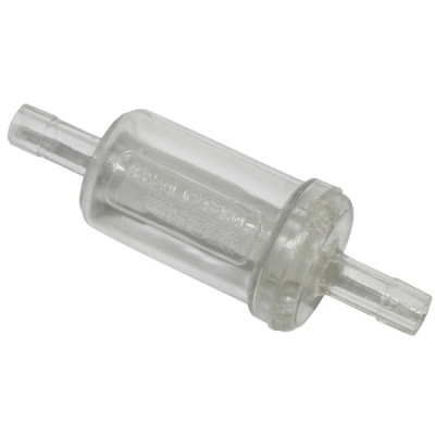 Filtre à essence Malossi cylindrique transparent Ø6mm (vendu à l'unité) (031380B)