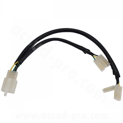 Faisceau de phare adaptable compatible MBK Booster 2004-2017 / Yamaha BWS 2004-2017 (OEM : 5WW-H4159-01)