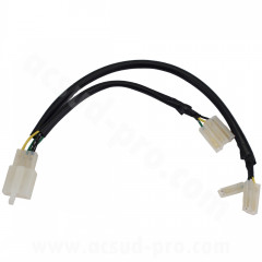 Faisceau de phare adaptable compatible MBK Booster 2004-2017 / Yamaha BWS 2004-2017 (OEM : 5WW-H4159-01)