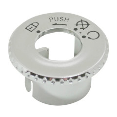 Capuchon de contacteur à clé adaptable chrome pour MBK 50 Booster 1990-2003, Stunt