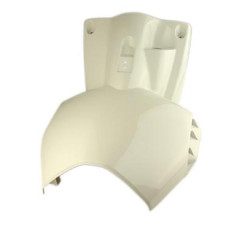 Tablier arrière adaptable blanc brillant pour scooter MBK 50 Stunt/Yamaha 50 Slider