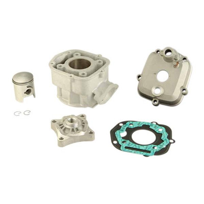 Haut moteur adaptable alu Nikasil pour Derbi 50 Senda 2006+, GPR 2006+, Gilera 50 SMT 2006+, RCR 2006+ (moteur Piaggio Euro 3)