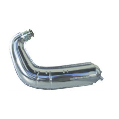 Pot d'échappement adaptable chrome AV7 pour MBK 40/50/88/89