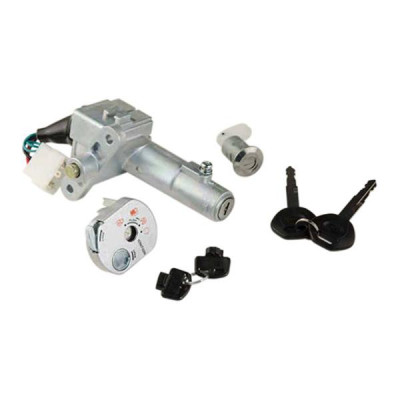 Contacteur à clé adaptable avec serrure de selle pour scooter SYM Mio 50cc