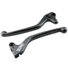 Leviers de frein adaptable imitation carbone pour scooter Booster (à partir de 2004) / Stunt / Yamaha BWS (à partir de 2004)