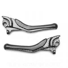 Leviers de frein adaptable imitation carbone (OEM : 5BR-H3912-00) pour Yamaha Nitro / Aerox