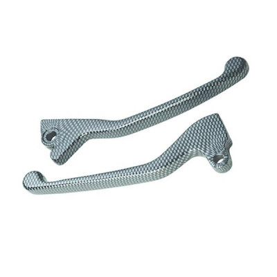 Leviers de frein adaptable carbone pour scooter Stalker (avec tambour arrière)