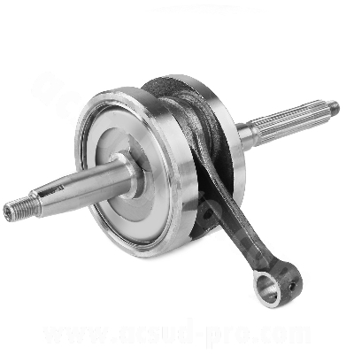 Vilebrequin adaptable pour scooter adaptable 50cc 4T - Compatible Piaggio Zip, Liberty, Fly, Vespa LX, Aprilia SR Motard