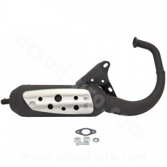 Pot d’échappement Tecnigas Silent Pro adaptable MBK 50 Booster 2T / Yamaha BWS jusqu'à 2003