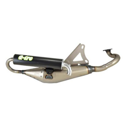 Pot d’échappement Tecnigas Q-TRE verni adapté aux scooters 2 temps, compatible avec MBK Nitro, Yamaha Aerox, Malaguti F12, Aprilia Rally, CPI, Keeway.