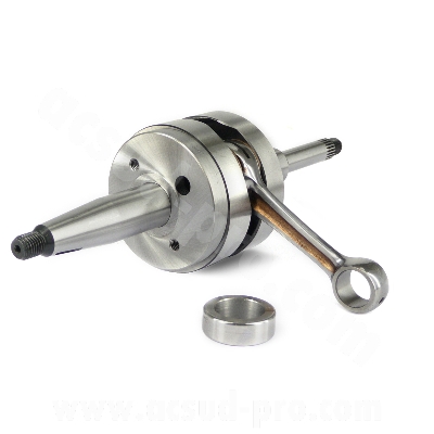 Vilebrequin MVT adapt. PEUGEOT LUDIX / JET-FORCE cage 12x16x16 excentrique démontable