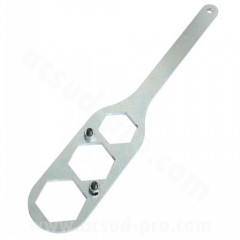 Clé démonte embrayage adaptable 4 en 1 pour scooter (écrou 34/39/41mm) Peugeot, Piaggio, Mbk, Kymco, Keeway, Yamaha