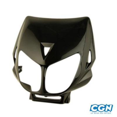 Tête de fourche adaptable noir brillant pour Derbi Senda 50 1994-2010