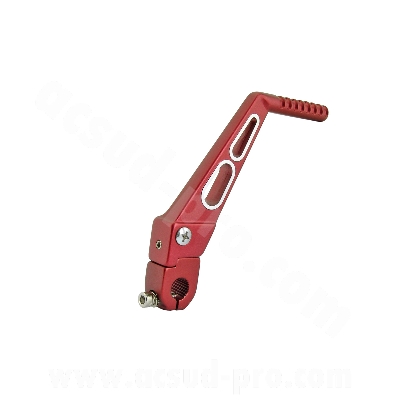 Kick adaptable alu lighty rouge pour moteur Minarelli 50 AM6, Yamaha 50 DT, MBK 50 Xpower, Peugeot 50 XPS, Rieju 50 MRT