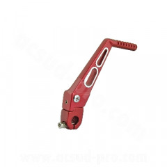Kick adaptable alu lighty rouge pour moteur Minarelli 50 AM6, Yamaha 50 DT, MBK 50 Xpower, Peugeot 50 XPS, Rieju 50 MRT