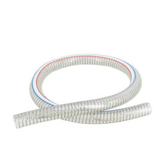 Durite de refroidissement eau adaptable transparente renforcée 19x26 mm 1M Minarelli 50 AM6-Derbi 50 Senda-Peugeot 50 Speedfight